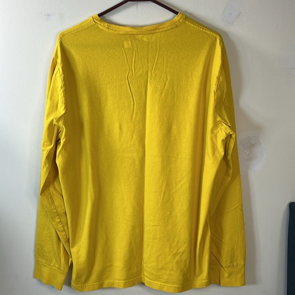 Men’s Polo by Ralph Lauren Bright Yellow Crewneck Tee Size Large - Picture 4 of 5